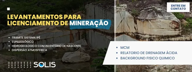 Solis: levantamentos para licenciamento de mineração - entre em contato